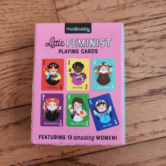 mudpuppy Little Feminist Playing Cards - Picture 2 of 6